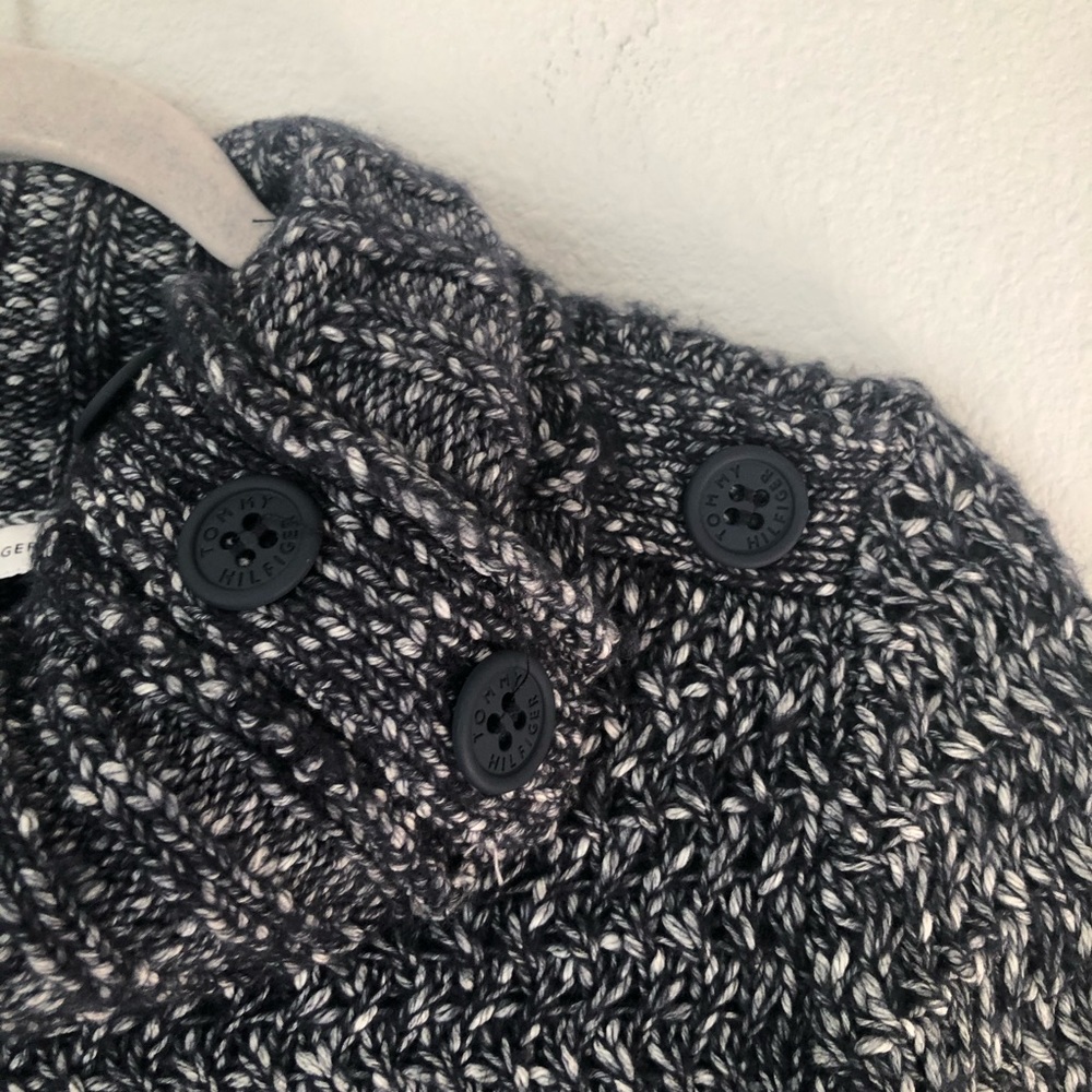 Tommy Hilfiger Marl Button Detail Sweater - Picture 5 of 11